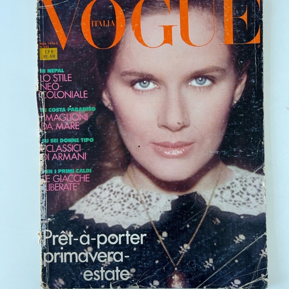 Vogue Italia March 1978-2 with Dominique Sanda by François Lamy